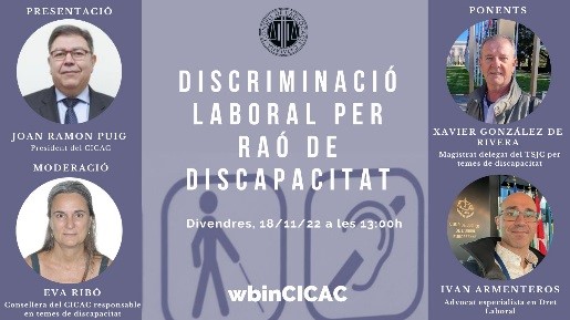 Discariminació laboral per causa de discapacitat.