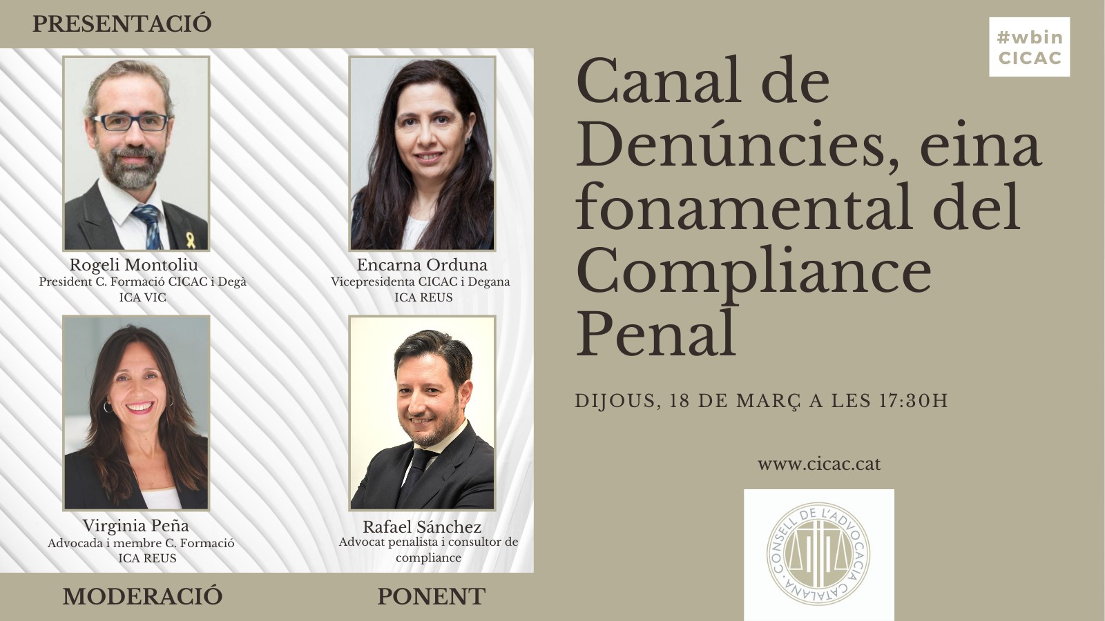 Imatge: Canal de denúncies. Compliance Penal