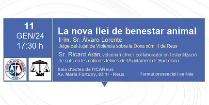 La nova llei del benestar animal