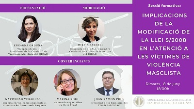 Implicacions de la modificació llei violència masclista