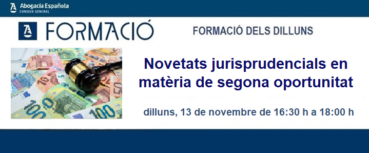 Novetats jurisprudencials